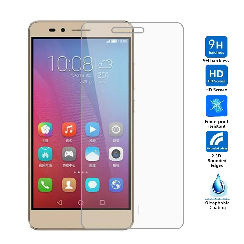 Высококачественное 9H закаленное стекло для Huawei honor 4 3C 4C 5C 3X 4X 5X Защита экрана с