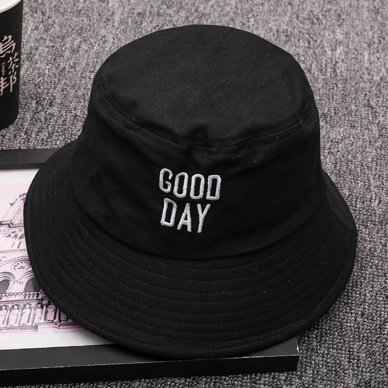 Шляпы с надписью «Good Day», летние мужские и женские шапки с вышивкой, забавные рыбацкие шляпы, пляжные уличные шапки для охоты, рыбалки, YY160