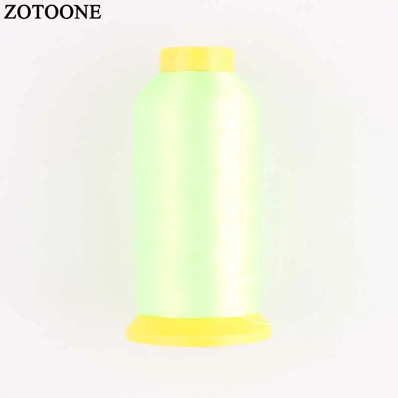 Цветная пряжа ZOTOONE нитки для вышивальной машинки рукоделия вощеные аксессуары