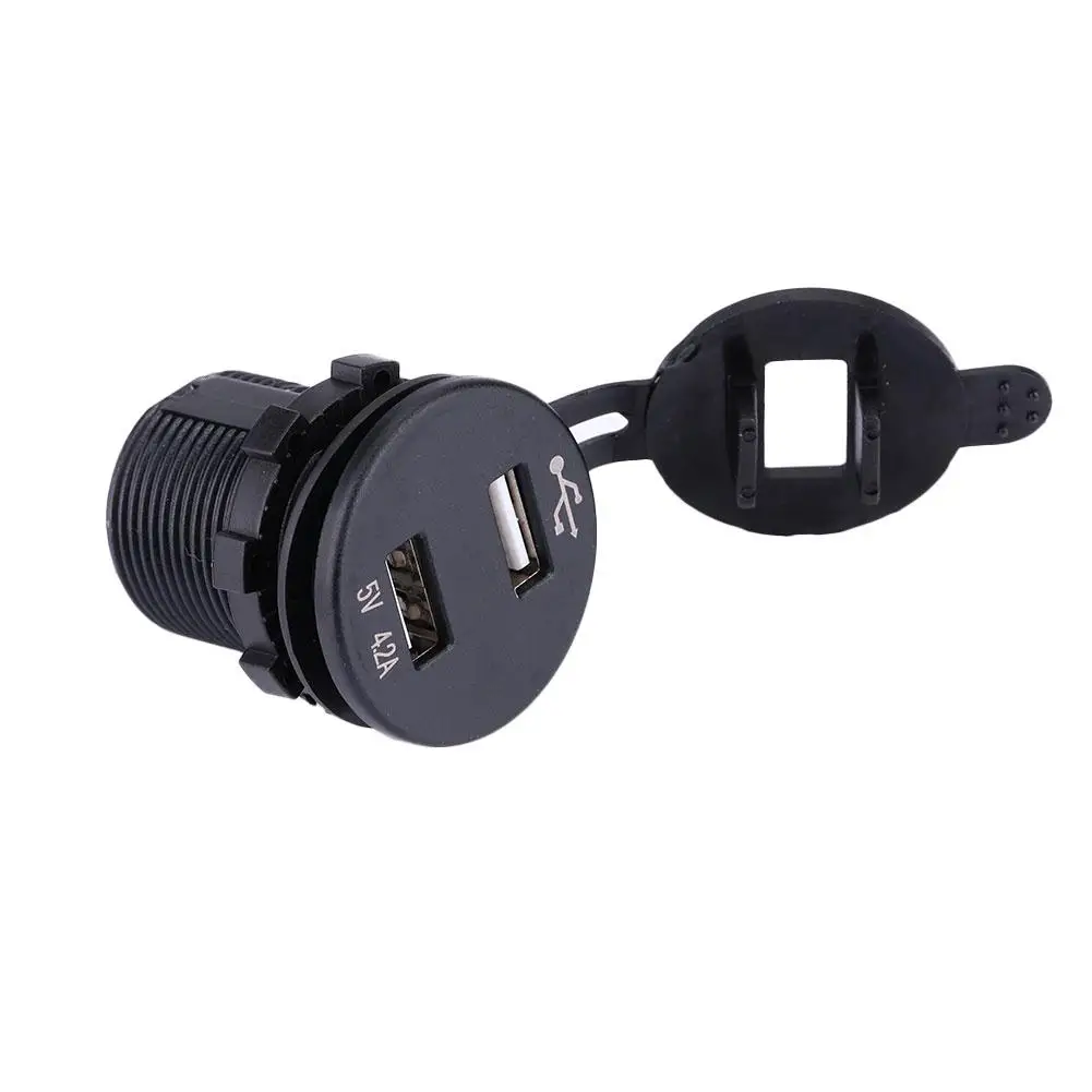 4.2A Dual USB автомобильное крепление прикуривателя Разветвитель зарядное устройство
