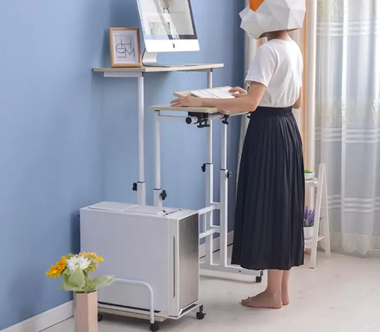 Стационарный компьютерный стол многофункциональный Рабочий современный ПК или