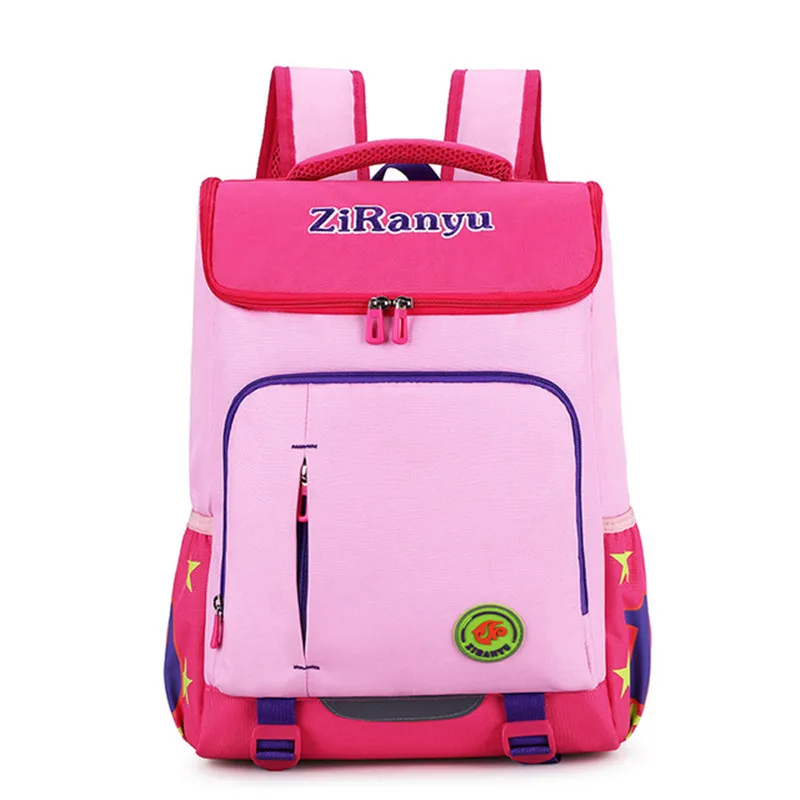 Waterproof primary school student schoolbag books children travel bag kids backpack detachable for boys girl contrast color bags