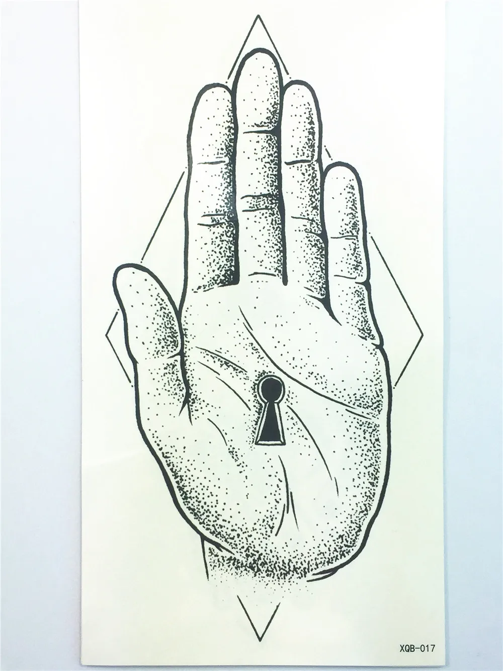 Татуировка на руку с отверстием для пальмового ключа сексуальная татуировка