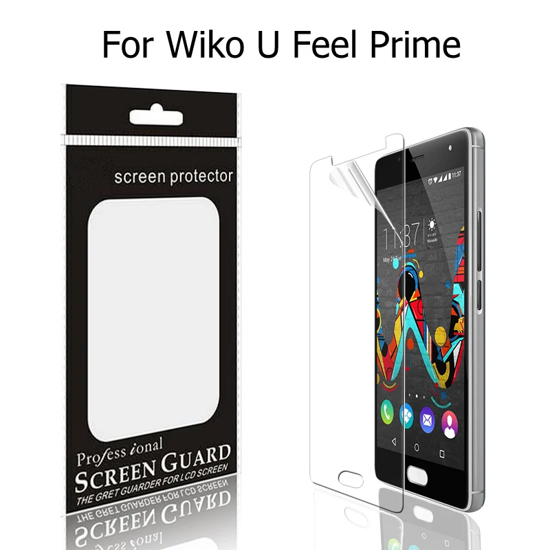 Высококачественная глянцевая пленка для ЖК-дисплея и матовая Wiko U feel fab Защитная