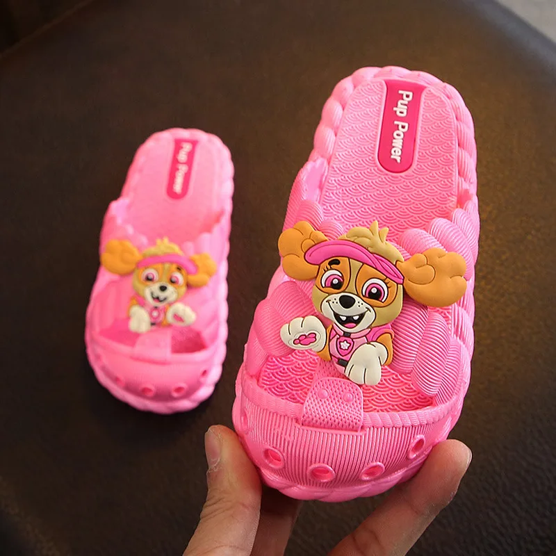 4 Baby Boys Girls Slippers Closed-toe Thick Bottom Indoor Slippers Children Summer Shoes Non-skid Pool Bathroom Slippers Baby Boy - Color: 4
