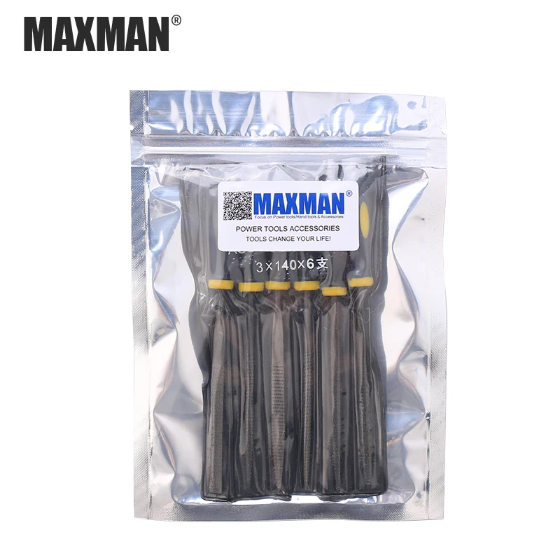 MAXMAN 6 шт. три модели металлических пилок мини ассорти набор алмазных иголок