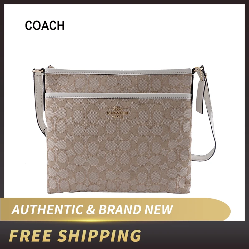 Сумка мессенджер на молнии Coach forected F29960|Сумки с ручками| |