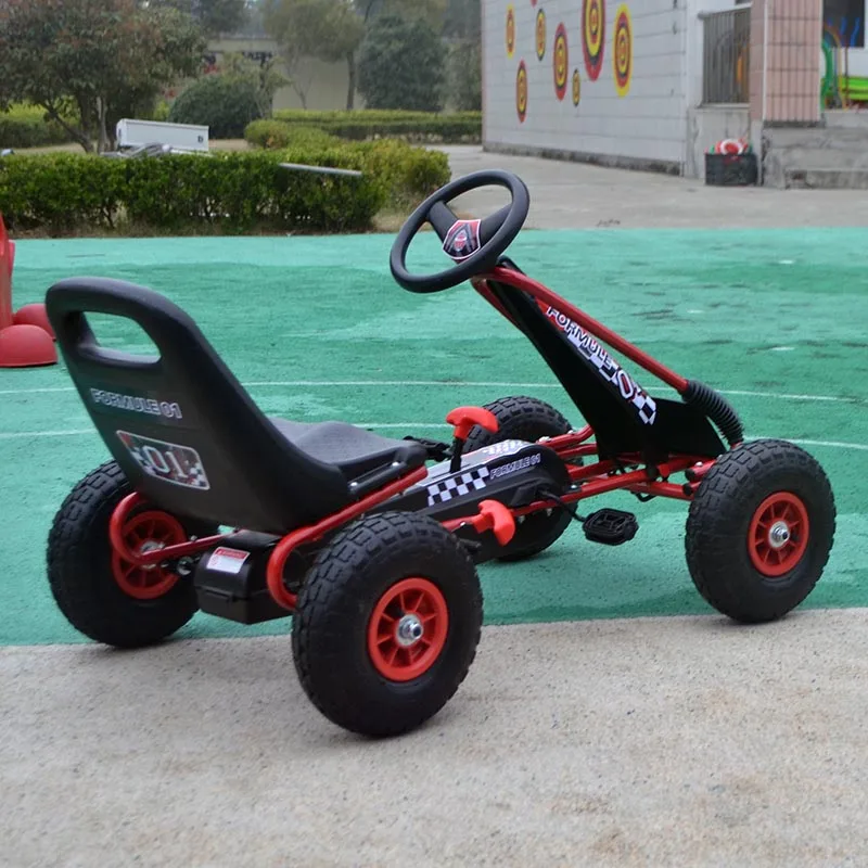 Детская уличная Веселая ездовая машина электрические Детские 4 колесные педали