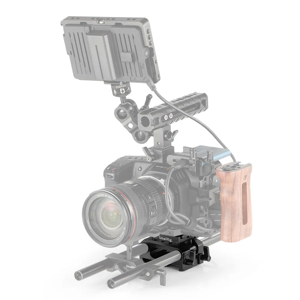 SmallRig Комплект базовой плиты для Blackmagic дизайн карманного кинокамеры BMPCC 4K(Arca совместимый) со встроенным ARRI ласточкин хвост-2261