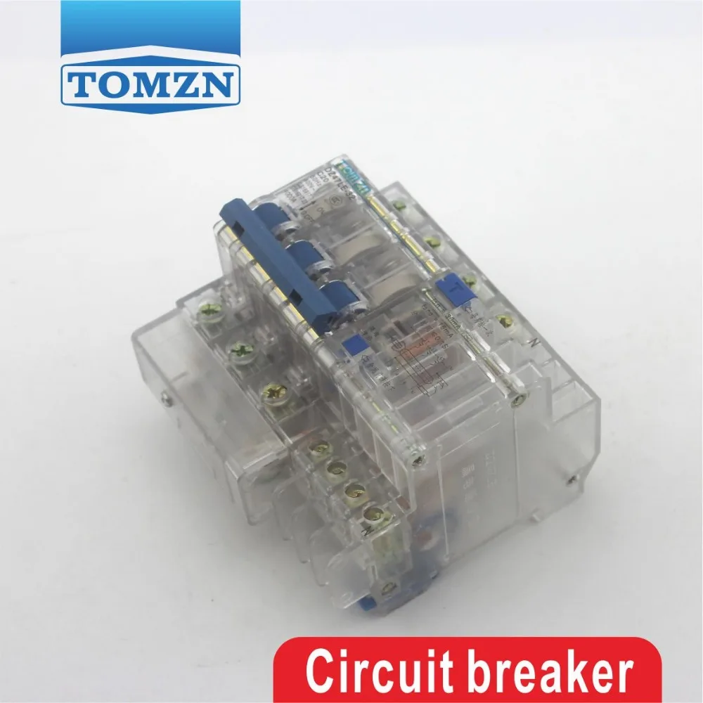 DZ47LE 3P+N 20A 400V~ 50HZ/60HZ Residual current Circuit breaker with over and Leakage protection RCBO | Обустройство дома