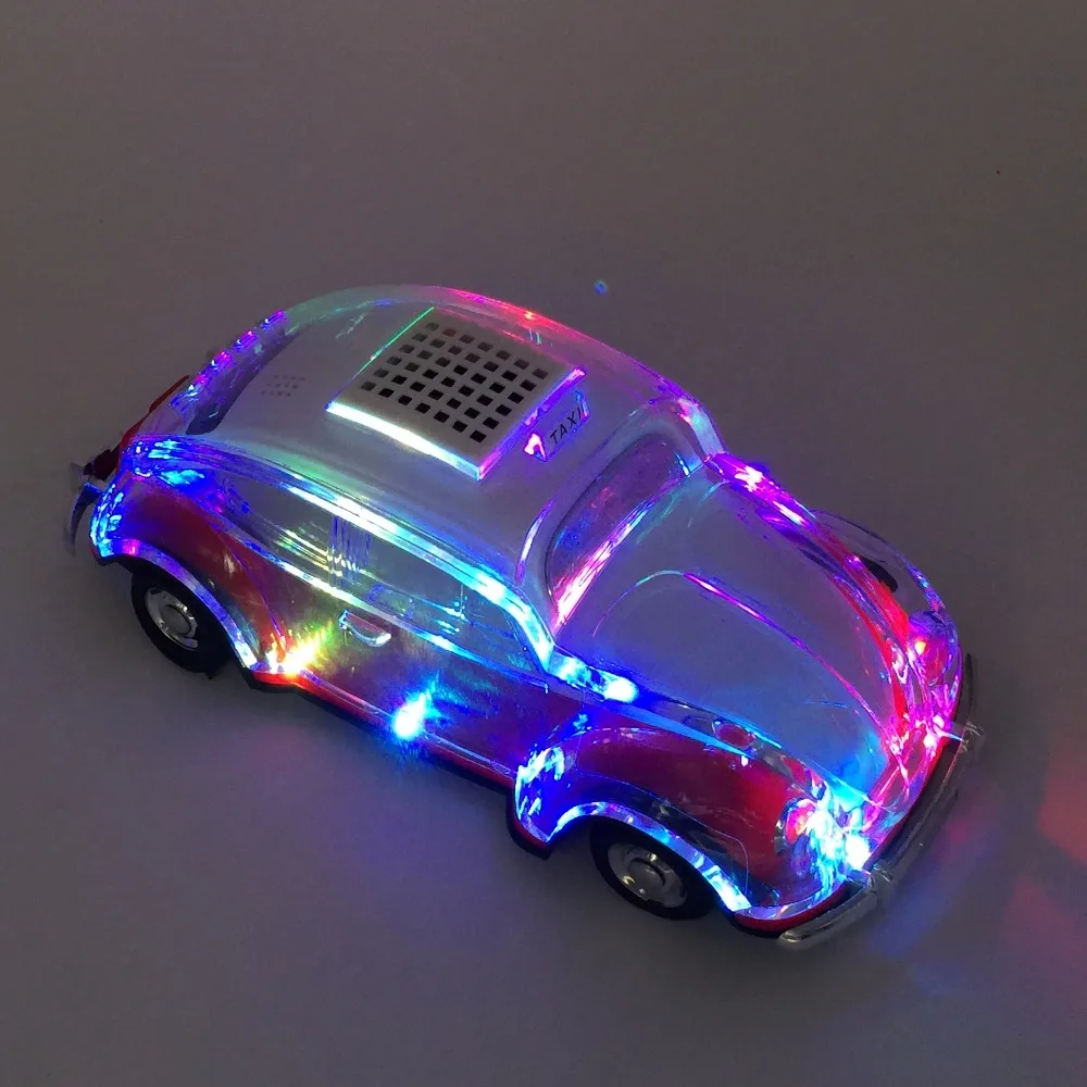 Специальная) портативный динамик автобус Bluetooth динамик светодиодный светильник USB портативный мини автобусные колонки автомобильный плеер беспроводной