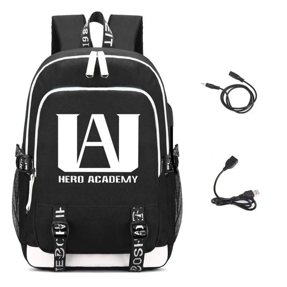 CG5254 BPZMD My Hero Academy нейлоновый Светящийся рюкзак для мальчиков сумки для школьников и студентов девочек Usb зарядка Водонепроницаемый рюкзак для ноутбука - Цвет: CG5254