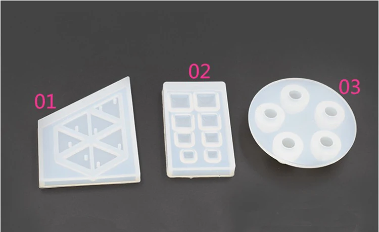 1 шт. треугольная и квадратная форма из силиконового кристалла сделай сам