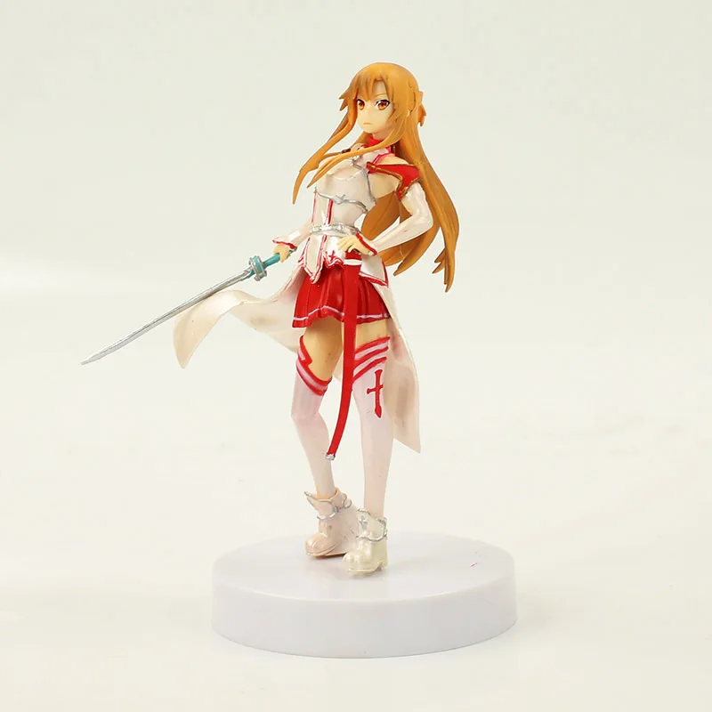 18 см меч искусство онлайн Asuna фигурка игрушка Yuuki SAO аниме красота Коллекционная