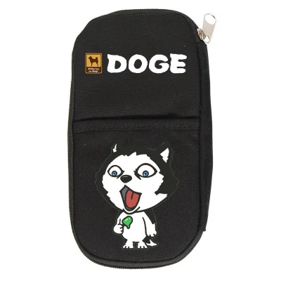 Style 10 Doge с милой собачкой корги Косплей Shiba «Лисья Секретная служба»(Inu Хаски для мальчиков и девочек с героями мультфильма кошелек Карандаш Чехол школьные принадлежности сумки студент подарок - Цвет: Style 10