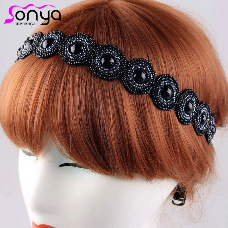 Женский свадебный аксессуар для волос модная вечерняя лента 3H2008|wedding hair