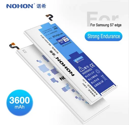 NOHON EB BG935ABE батареи для Samsung Galaxy S7 edge G935 G935F G9350 G935FD 3600 мАч|Аккумуляторы мобильных