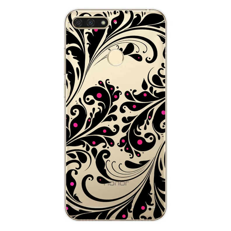 For Huawei Honor 7A pro Case 5.7' Printing Pattern Soft Silicone Cover Cases for 7 A Honor7A Fundas Coque Capa |
