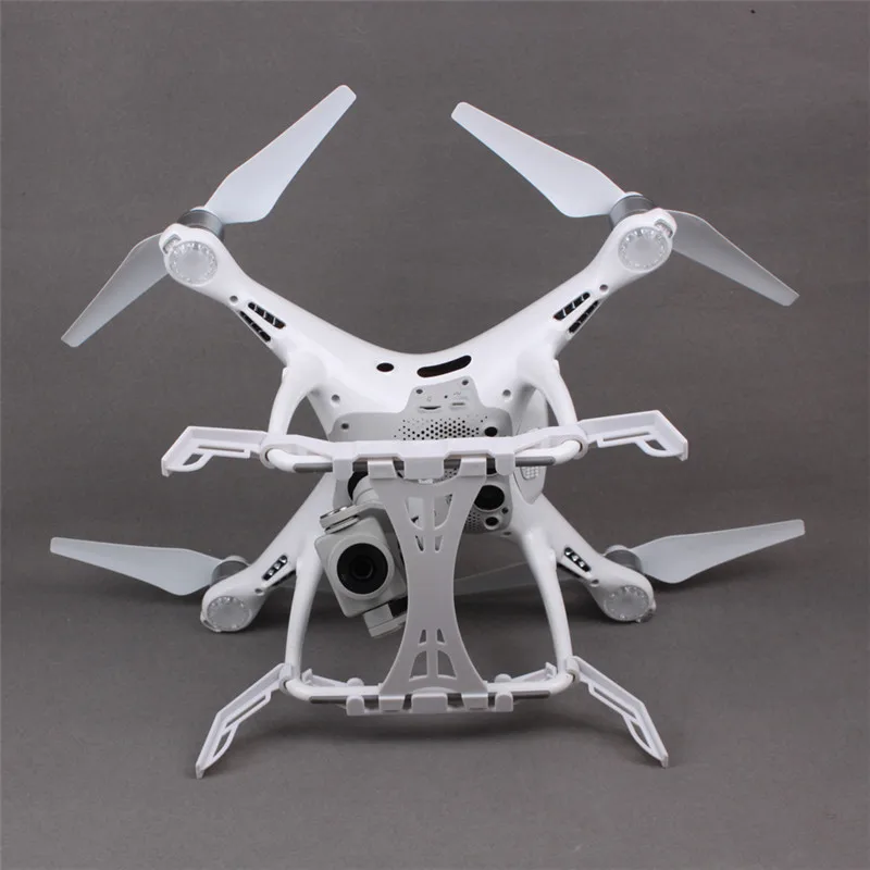Heightened Landing Gear Stabilizers Tall Extended Skid + Gimbal Protection Board Camera Guard for DJI Phantom 4PRO 4PRO+|guard camera|skid