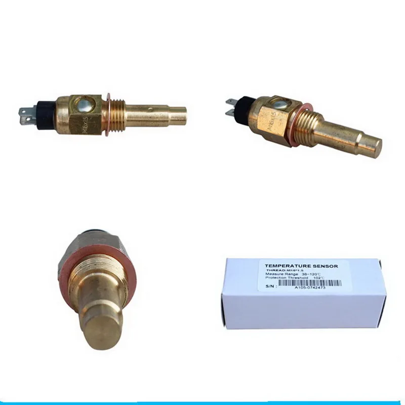 VDO 14mm 17mm 21mm Diesel Engine Water Temperature Sensor 120C alarm generator part universal brand origin electric sensor