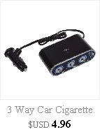 12V двойная USB розетка для автомобильного прикуривателя Зарядное устройство адаптер питания 60 см кабель предохранитель черный