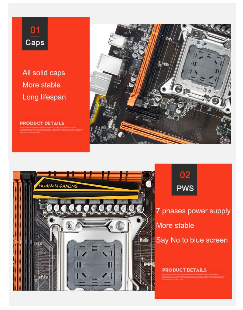 Скидка mobo комплект huanan Zhi deluxe X79 материнская плата с M.2 слотом cpu Xeon E5 2670 C2 ram 32G(4*8G) видеокарта RX460 4G DDR5