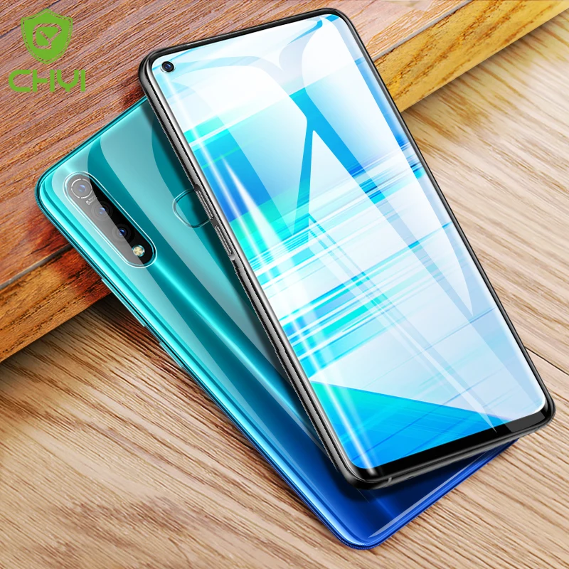 CHYI 3D изогнутая пленка для vivo Z5x V1911A V1919A Защитная пленка для экрана 6,53 Дюймов Полное покрытие гидратационная пленка с инструментами не закаленное стекло