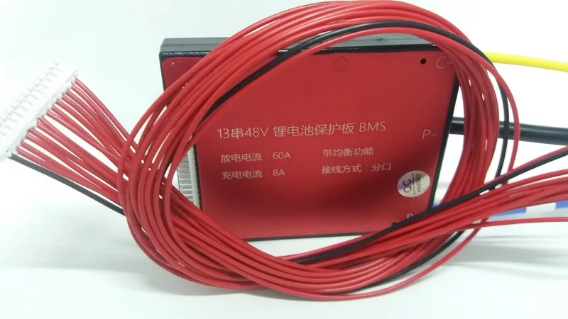 Литий-ионный аккумулятор 18650 Батарея BMS 13 S 18A 25A 35A 45A 60A с балансом для 48 V литиевая