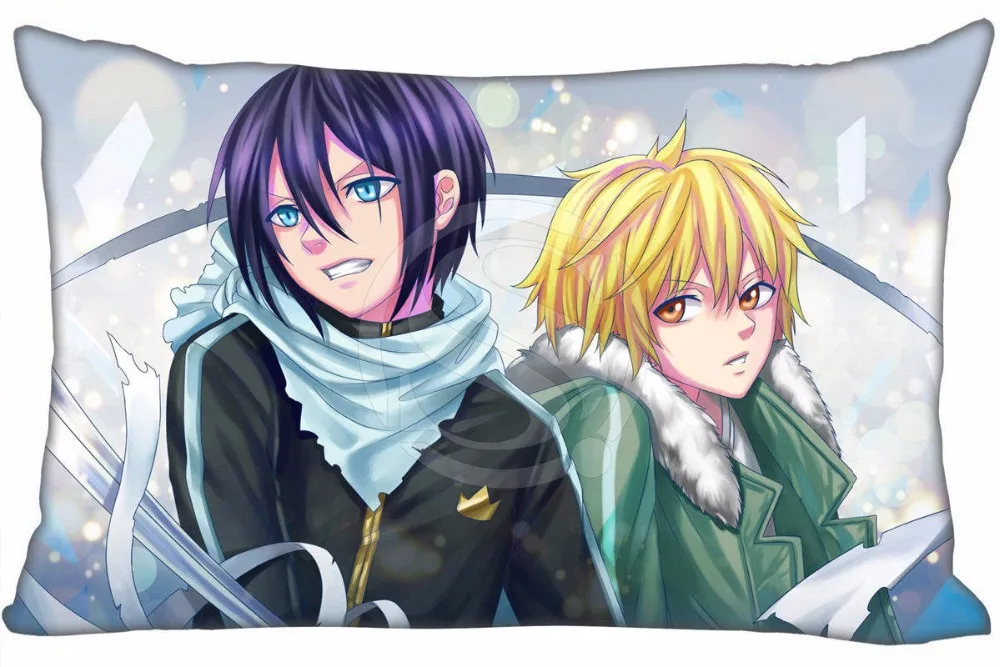 Горячая Распродажа Noragami #3 Наволочка на заказ молнии Прямоугольная подушка чехлы