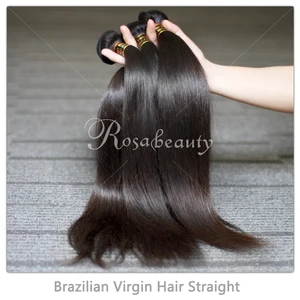 Rosabeauty, 8, 28 дюймов, Продукты для волос, малазийские натуральные волосы, прямые, 3 прядимного, натуральный цвет, 100% человеческие волосы, пряди, бесплатная доставка