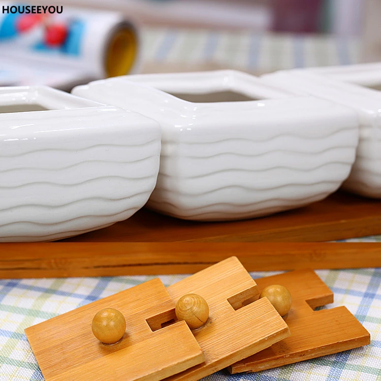 Современный керамический сахарный и сливочный набор из 3 предметов домашняя