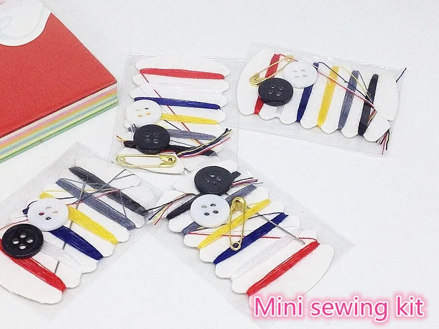 Оптовая продажа дешевые 2000 компл./лот Портативный путешествия Вышивание Наборы