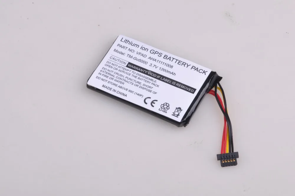 1 шт. GPS Аккумулятор Tectra AHA11111008 VFAD для TomTom 4FL50 4FL60 Go 5000 GO 5100 6000 6100 PRO TRUCK 525 1200 мАч |