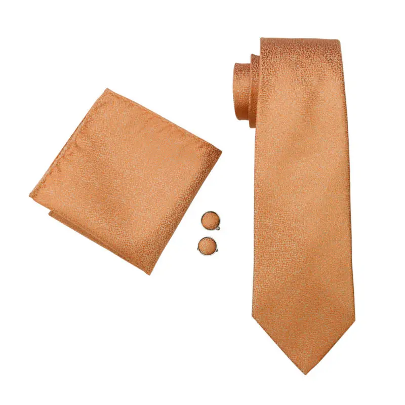 Мужской комплект из галстука и запонок 100% шелка|tie hanky cufflink set|cufflinks setsets for men |