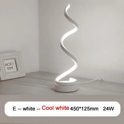 E cool white--white Настольный светильник с защитой глаз, прикроватный светильник для спальни, Настольный светильник для гостиной, кабинета, спальни, светильник, светодиодный - Цвет абажура: E cool white--white