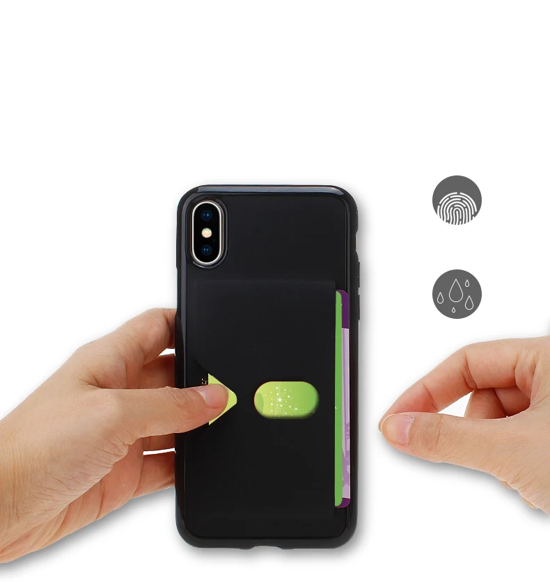 Бренд HANMAN для iPhone XS MAX чехол из облачной кожи чехлы телефонов Модный с карманом