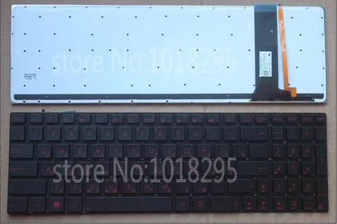 Для ASUS G550 Q550 Q550L Q550LF G550J N550 N550LF N550JV N750 N550JK русский ноутбук клавиатура с подсветкой RU