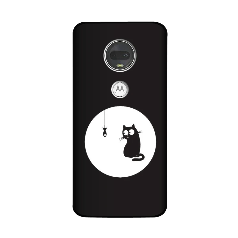 5 Мягкий силиконовый чехол QAQsam для Motorola Moto G7 G 7 Plus Play power с рисунком для Motorola Moto G7 Play Coque - Цвет: 5