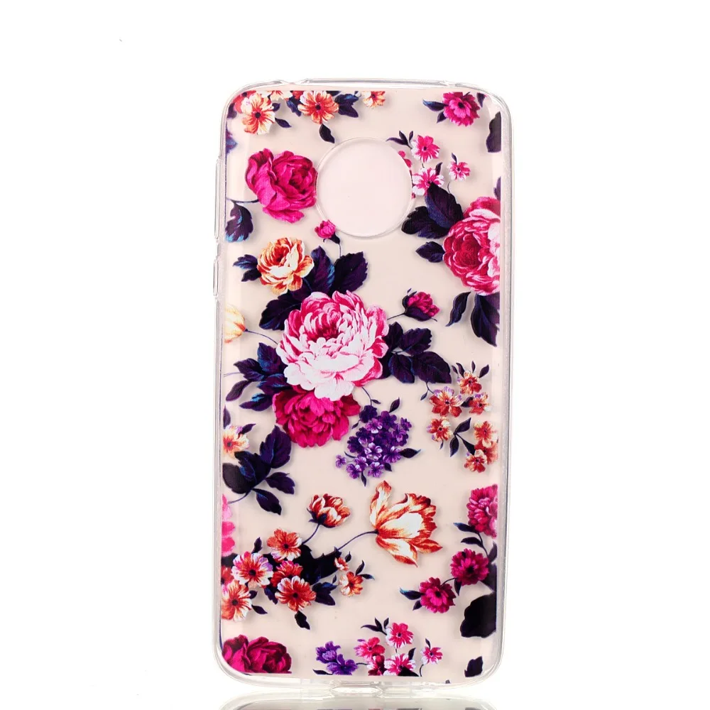 fashion shockproof TPU soft silicon Phone Cases For Motorola E5/G6 play Case Luxury Back Cover capa thin cute casa for E 5th Gen |