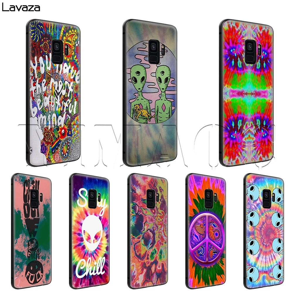 Lavaza милые животные Олень тай-дай знак мира Alien чехол для Samsung Галактики S6 S7 край J6 S8