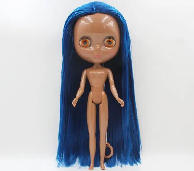 Кукла телесного цвета супер темная кожа темно-синий | Игрушки и хобби