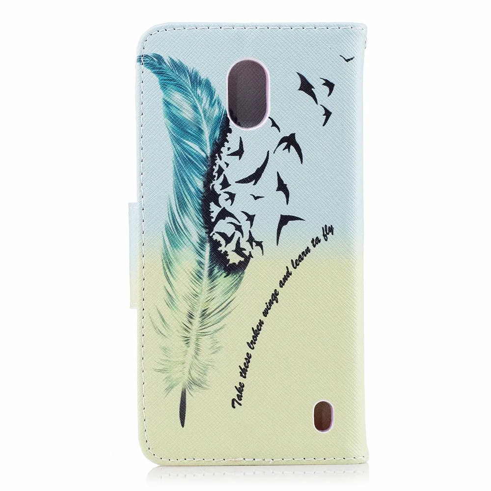 Чехол-кошелек для fundas Nokia 2 Nokia2 чехол coque 3 5 6 8 + держатель карт |