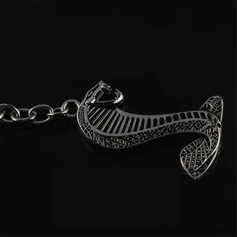 Новинка креативный подарок HJ Кобра Змея из цинкового сплава подвеска для сумки