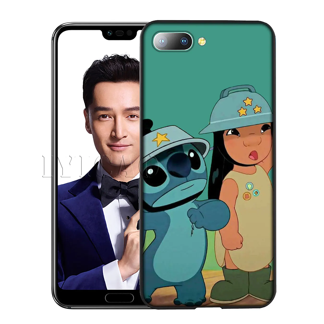 IYICAO cute cartoon Lilo Stitch 11111 Silicone Soft Case for Huawei Y7 Y6 Prime Y9 2018 Honor 8C 8X 8 9 10 Lite 6A 7C 7X 7A Pro |