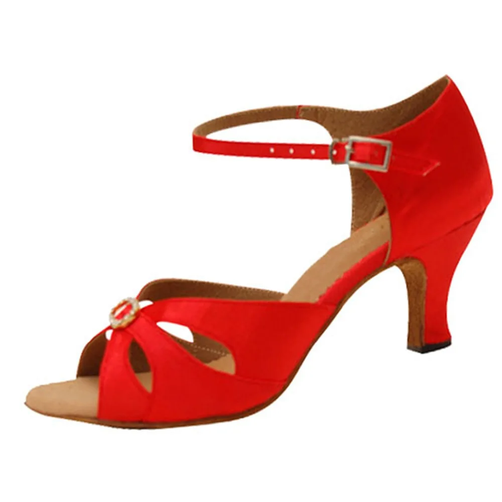 Туфли женские атласные для бальных танцев на каблуке 4 5 8 см|latin dance shoes|dance shoessatin
