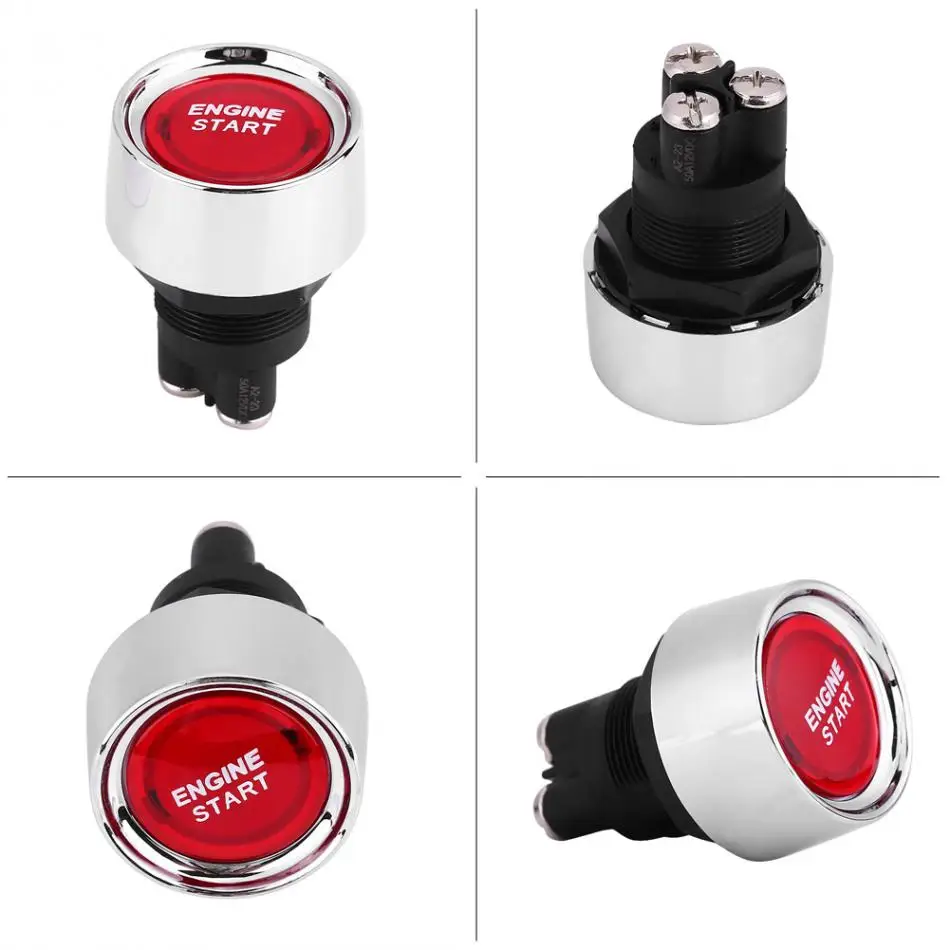 12V-24V 50A автомобильный пусковой кнопочный переключатель стартер зажигания