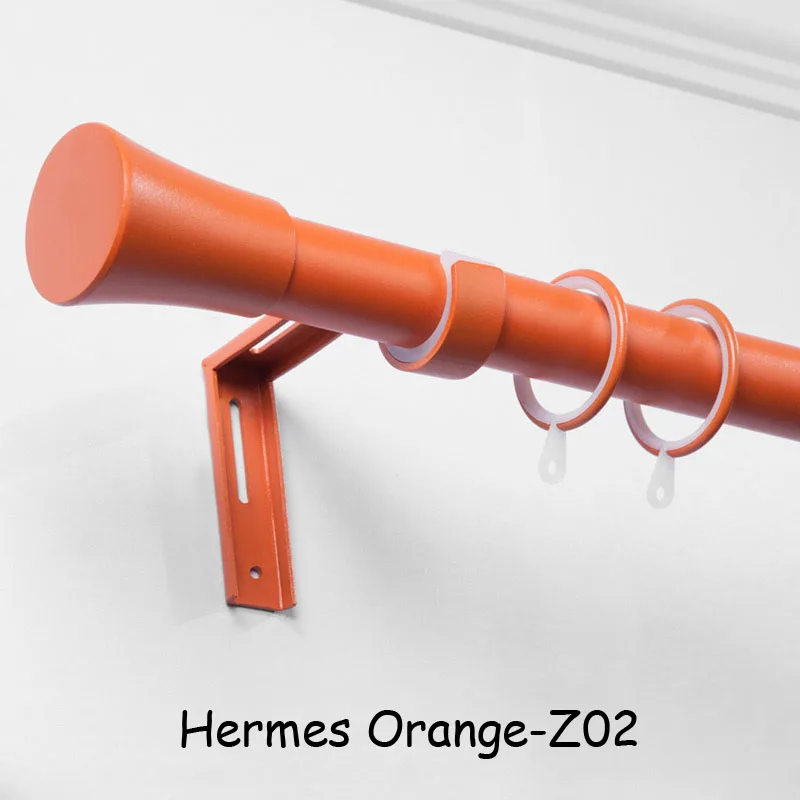 hermes orange Дизайн INS стиль секретный сад серии Макарон цвета аксессуары для занавесок тишина карнизы для штор втулка - Цвет: hermes orange