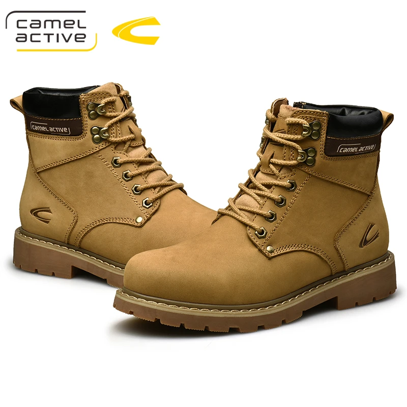 Мужские походные ботинки Camel Active натуральная кожа водонепроницаемая