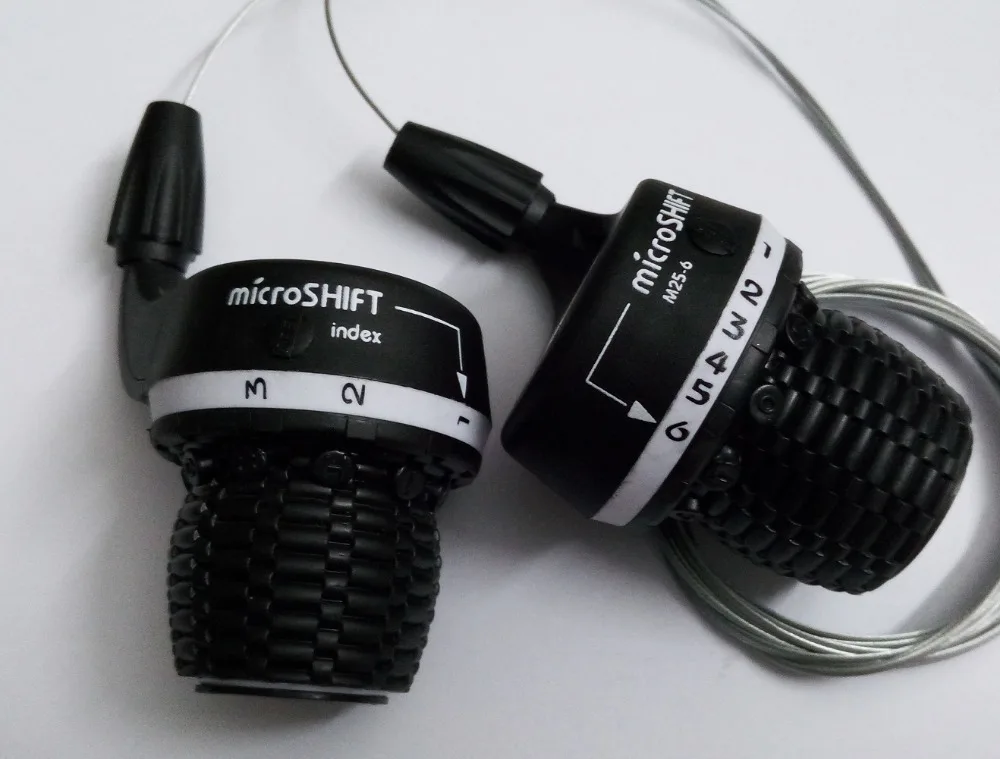 Рычаг переключения передач microSHIFT для MTB велосипеда с возможностью 3x6 скоростей