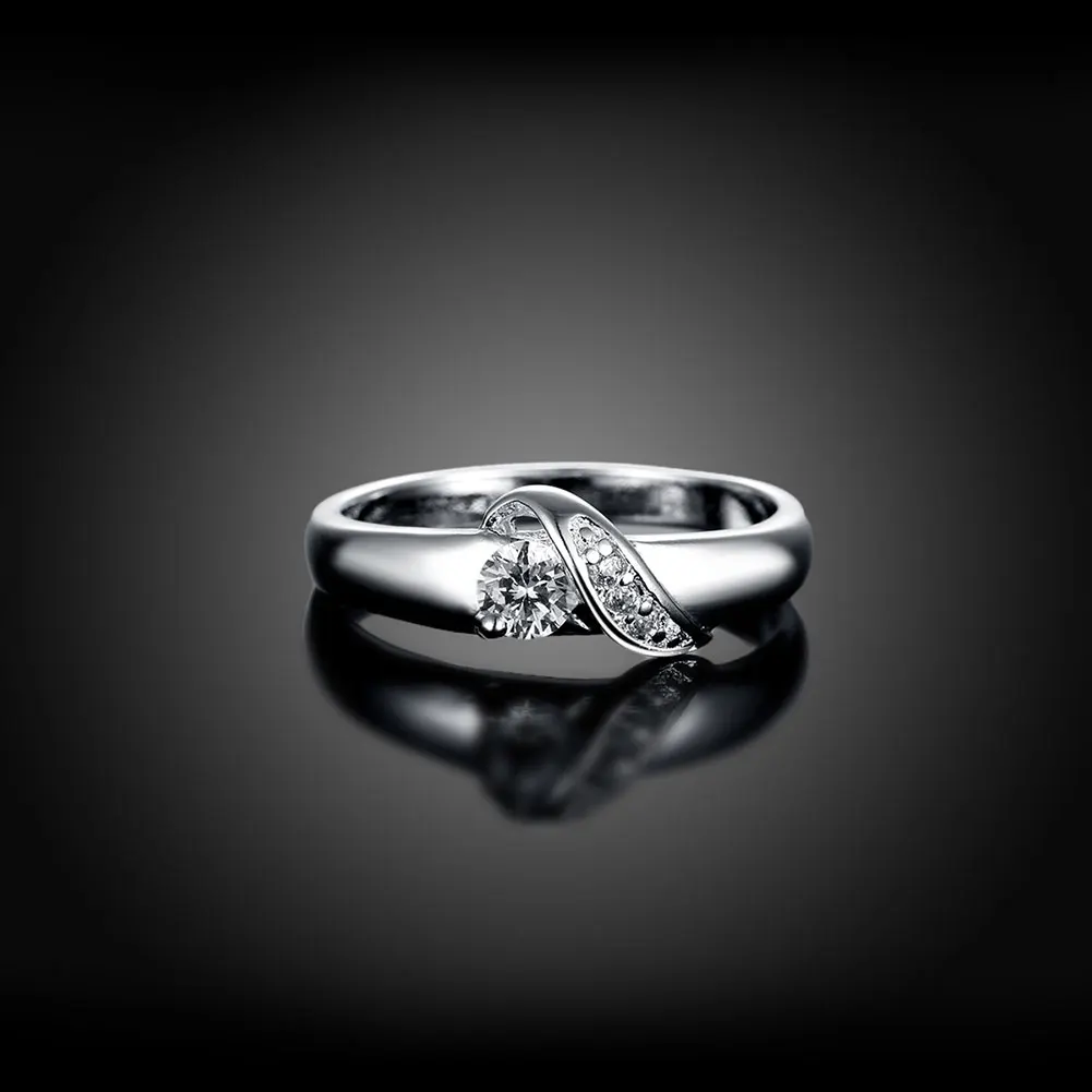 R202-8 посеребренные новое кольцо перста конструкции для леди | Украшения и